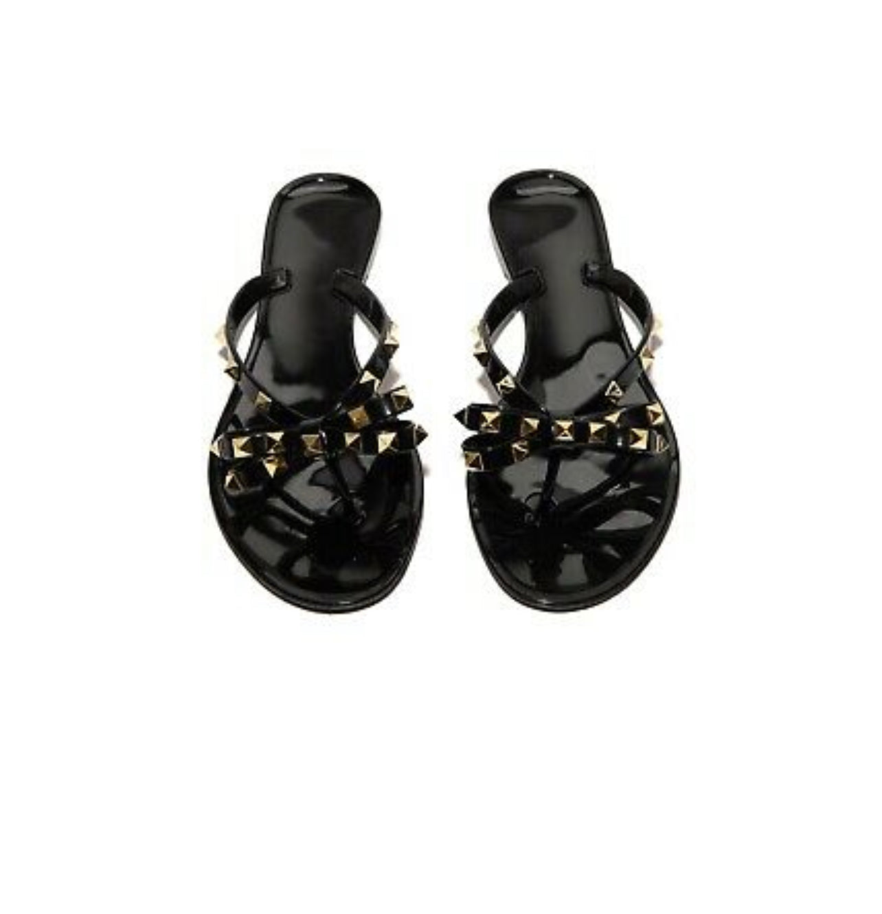 Studded Bowtie Jellies