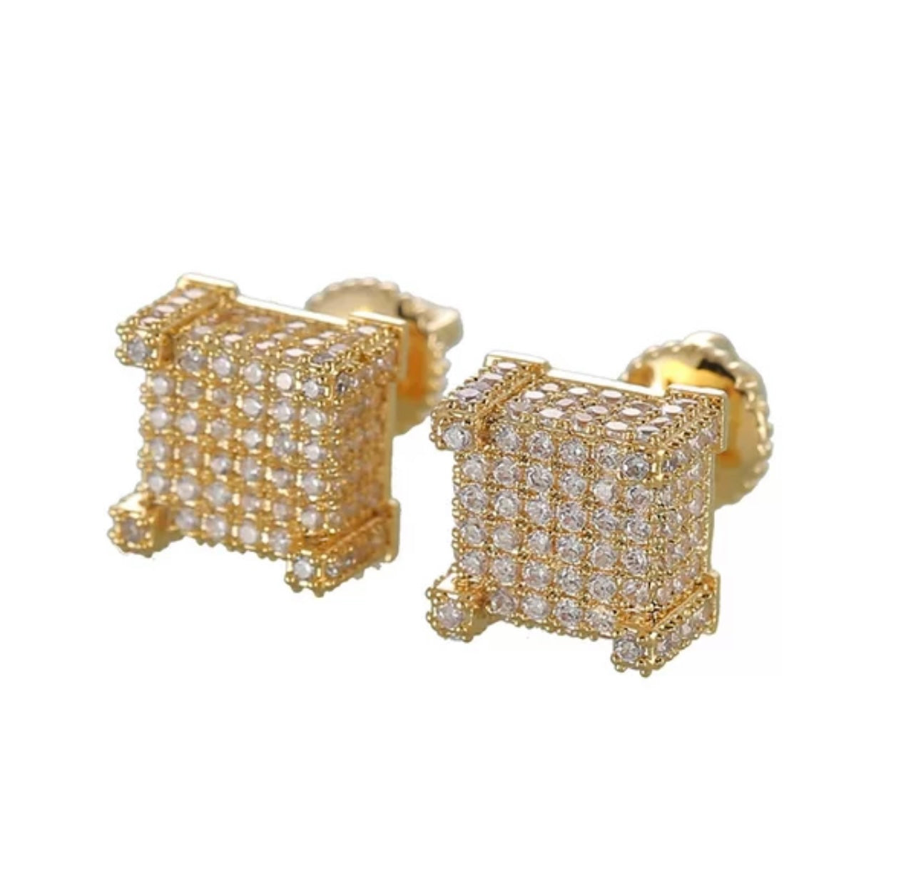 Square Studded Screw Backs