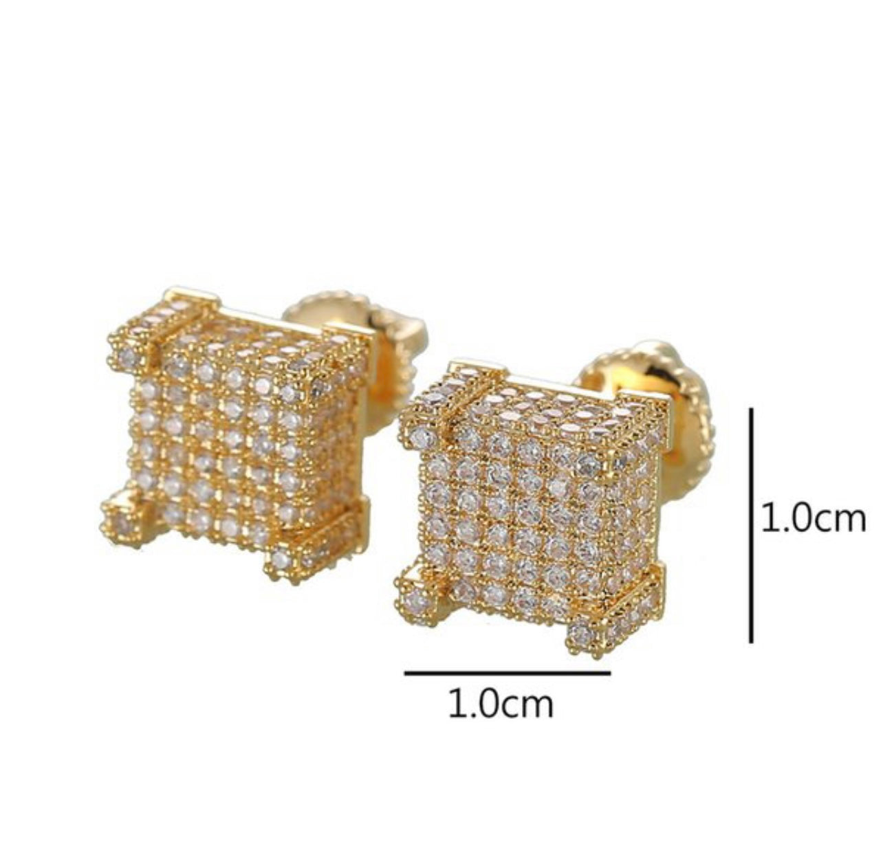 Square Studded Screw Backs