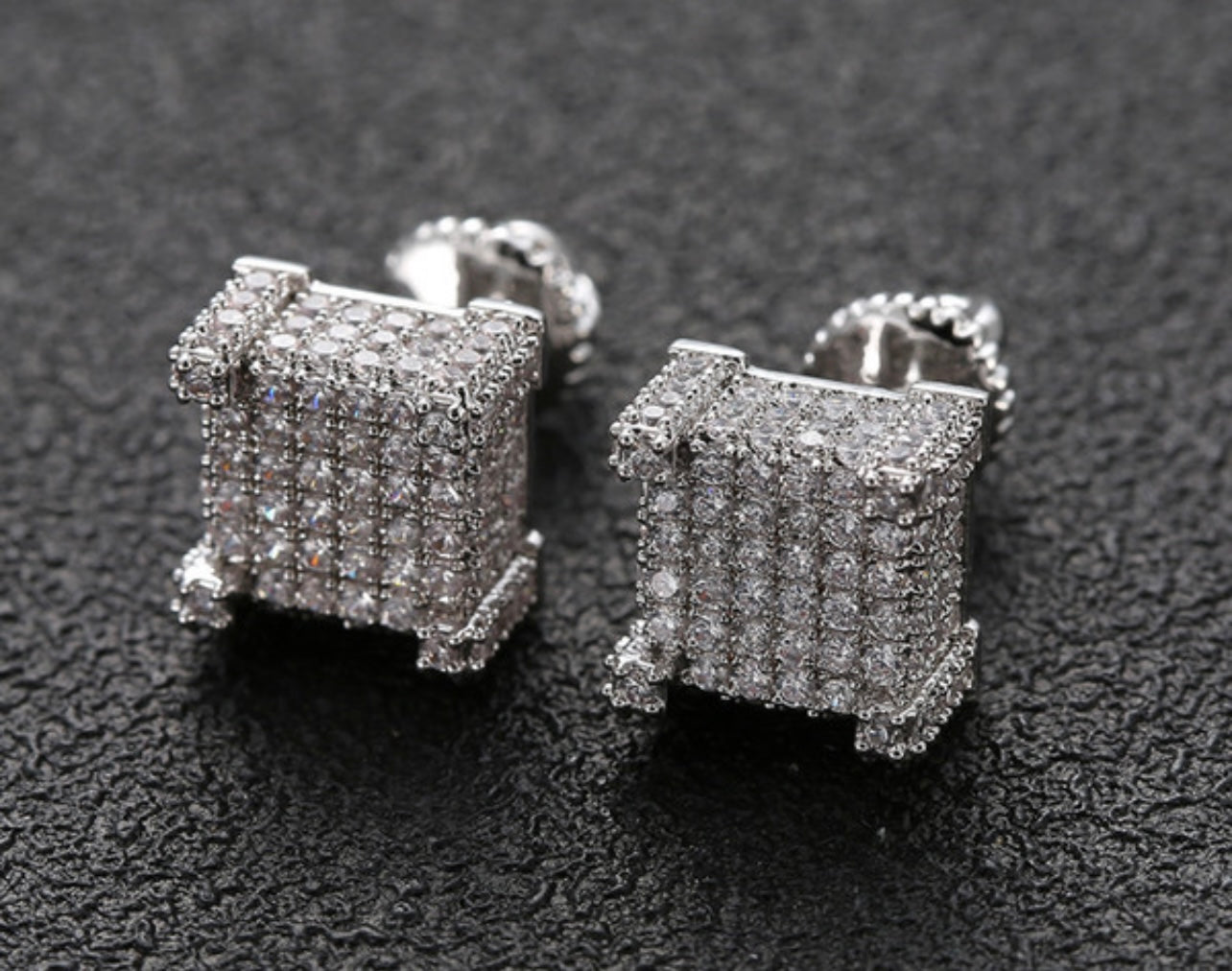 Square Studded Screw Backs