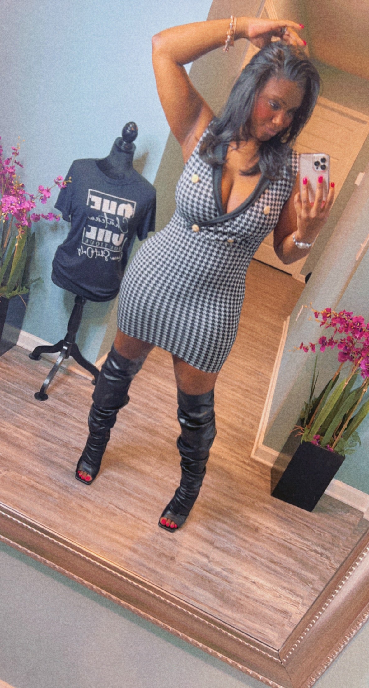 Business Talk Mini Dress